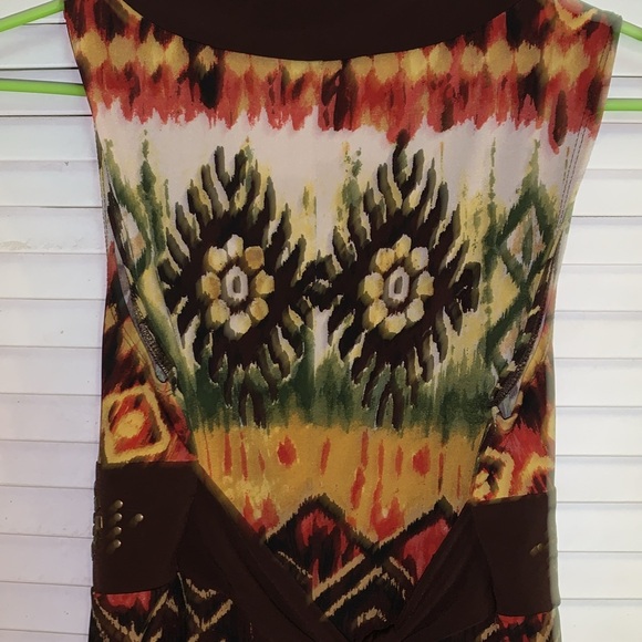 Iz Byer boho style midi med dress - Picture 7 of 12